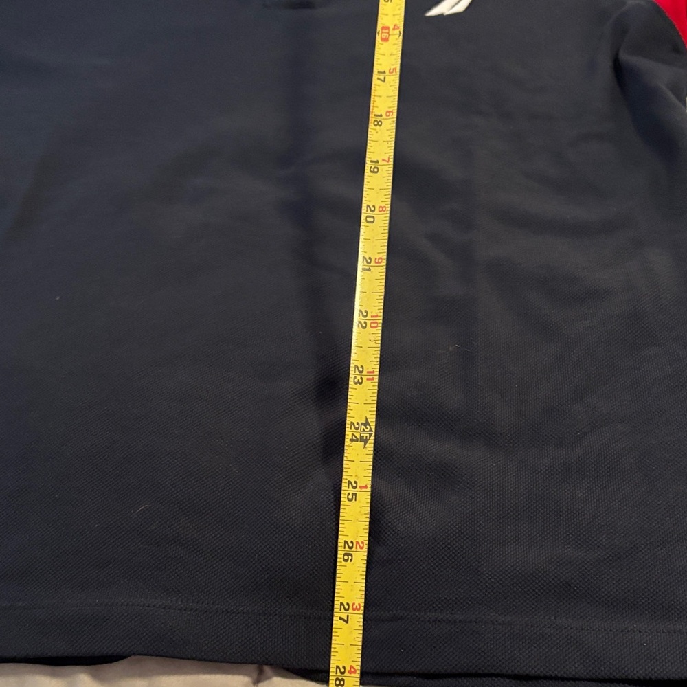 Nautica Navy Polo with Red Contrast Collar - Picture 5 of 14